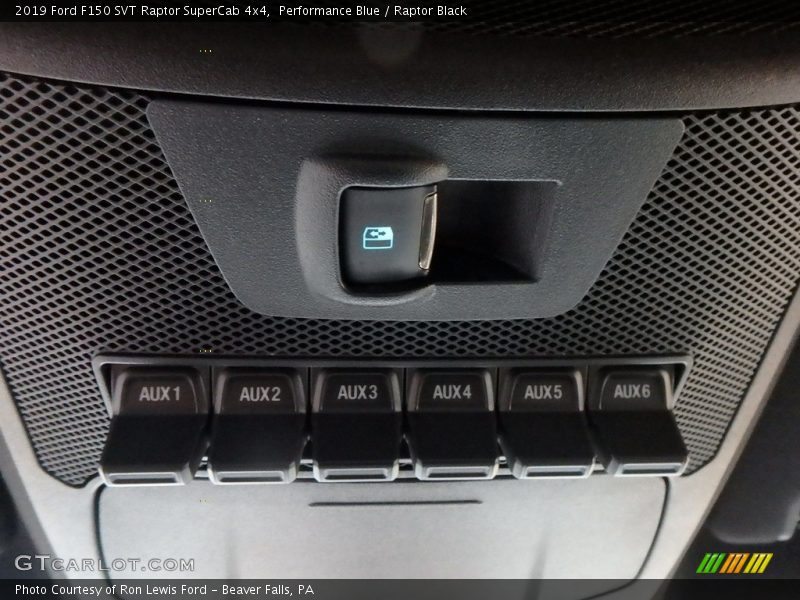 Controls of 2019 F150 SVT Raptor SuperCab 4x4