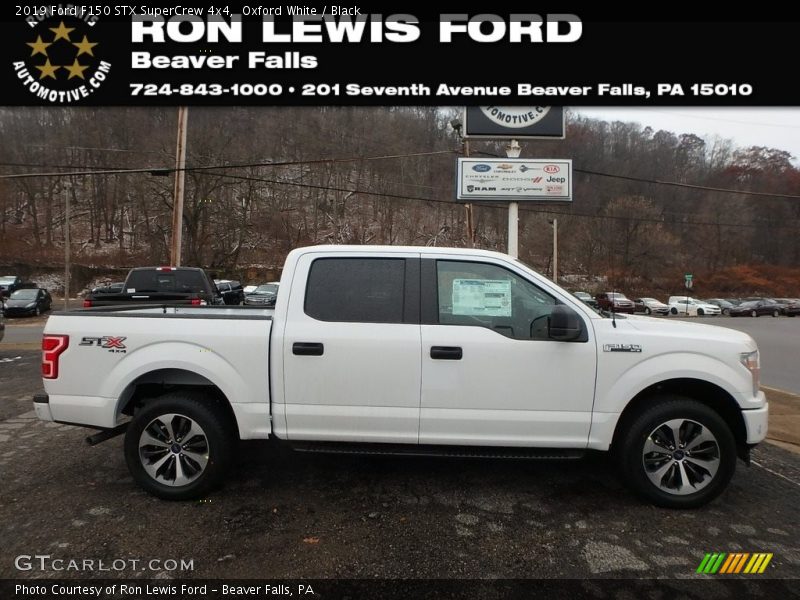 Oxford White / Black 2019 Ford F150 STX SuperCrew 4x4