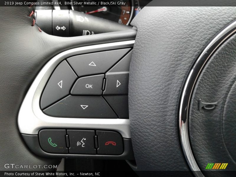 Billet Silver Metallic / Black/Ski Gray 2019 Jeep Compass Limited 4x4