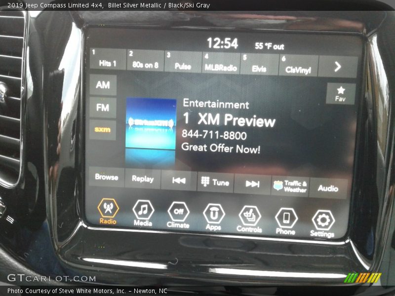 Billet Silver Metallic / Black/Ski Gray 2019 Jeep Compass Limited 4x4