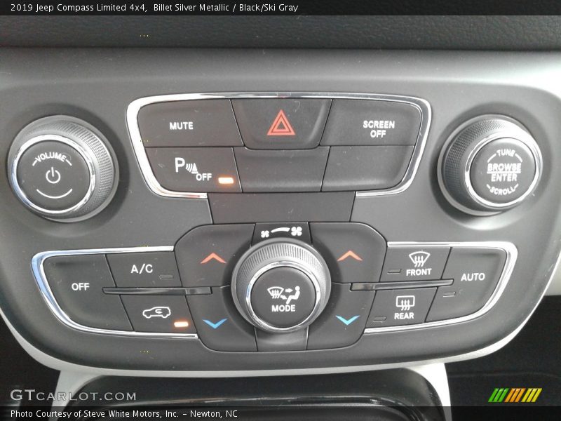 Billet Silver Metallic / Black/Ski Gray 2019 Jeep Compass Limited 4x4