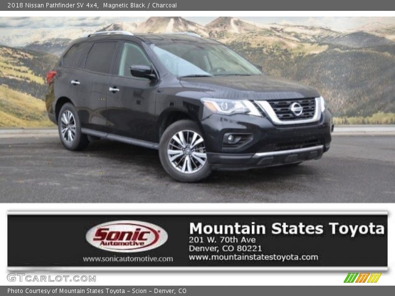 Magnetic Black / Charcoal 2018 Nissan Pathfinder SV 4x4
