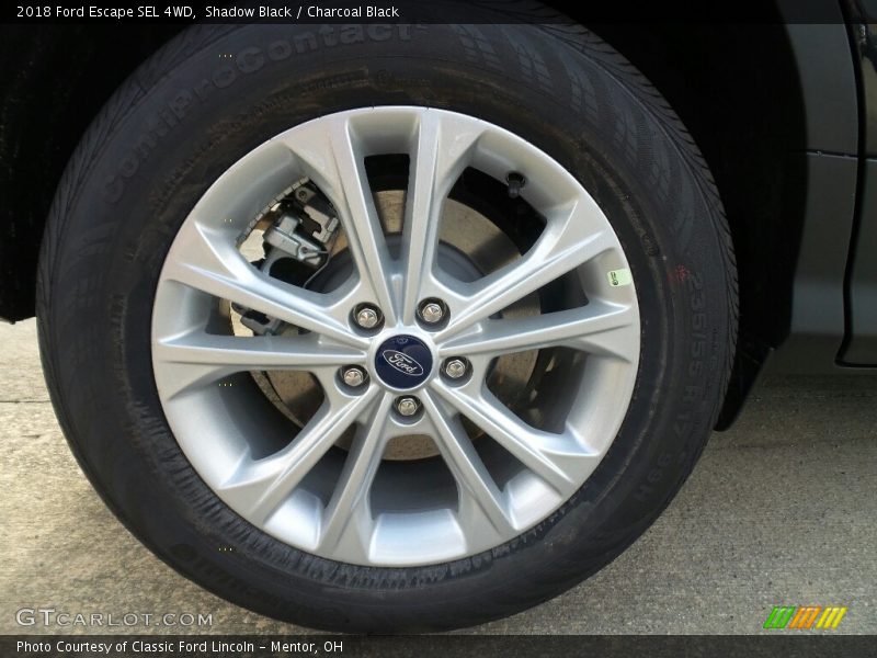Shadow Black / Charcoal Black 2018 Ford Escape SEL 4WD