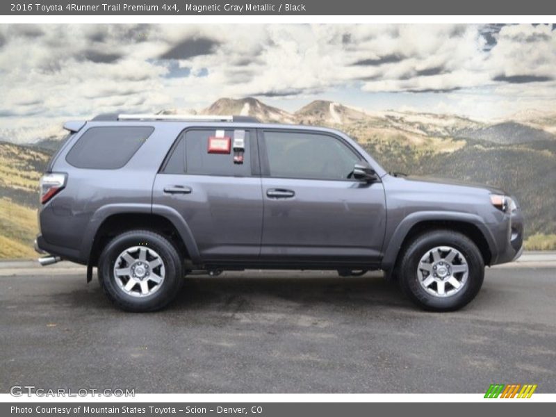 Magnetic Gray Metallic / Black 2016 Toyota 4Runner Trail Premium 4x4