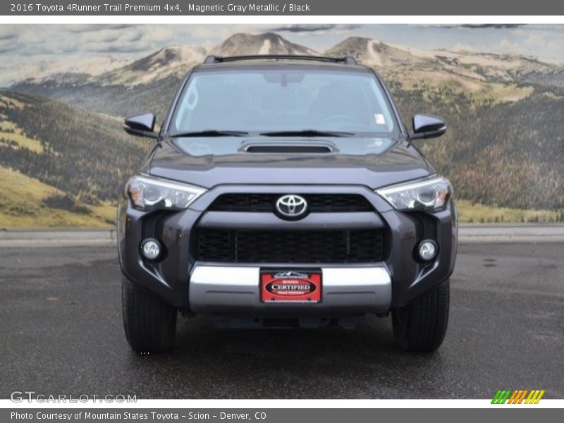 Magnetic Gray Metallic / Black 2016 Toyota 4Runner Trail Premium 4x4
