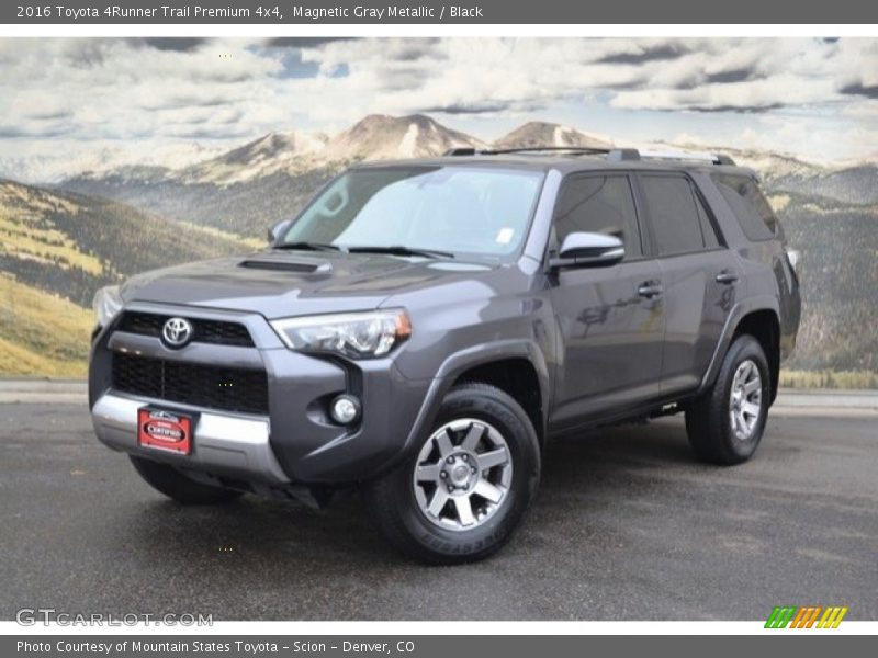 Magnetic Gray Metallic / Black 2016 Toyota 4Runner Trail Premium 4x4