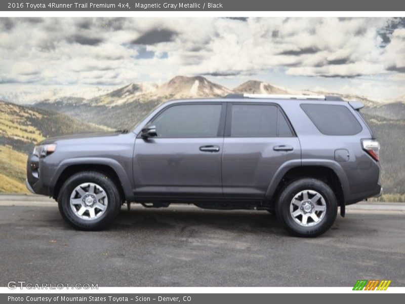Magnetic Gray Metallic / Black 2016 Toyota 4Runner Trail Premium 4x4