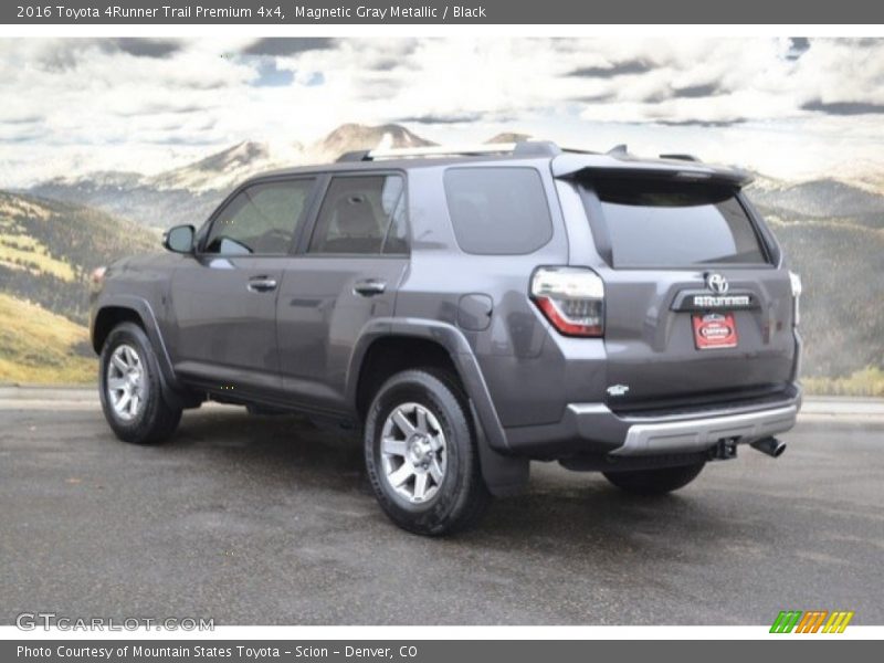 Magnetic Gray Metallic / Black 2016 Toyota 4Runner Trail Premium 4x4