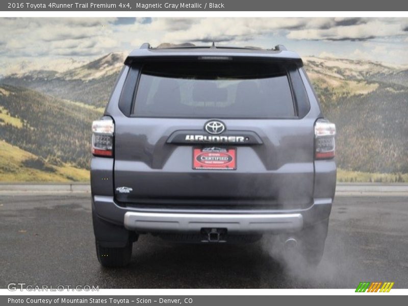 Magnetic Gray Metallic / Black 2016 Toyota 4Runner Trail Premium 4x4