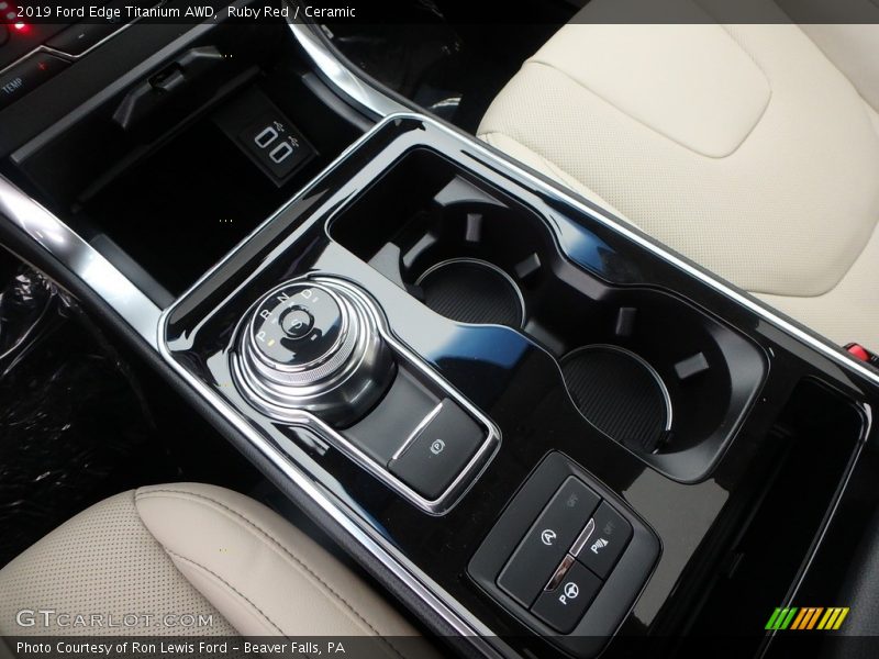  2019 Edge Titanium AWD 8 Speed Automatic Shifter