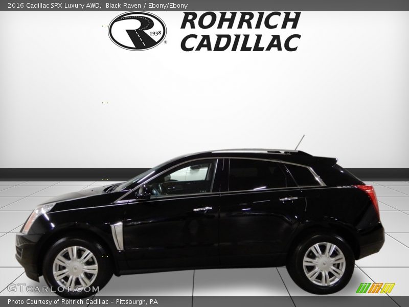 Black Raven / Ebony/Ebony 2016 Cadillac SRX Luxury AWD