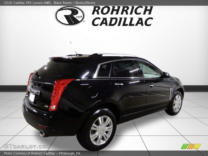 Black Raven / Ebony/Ebony 2016 Cadillac SRX Luxury AWD