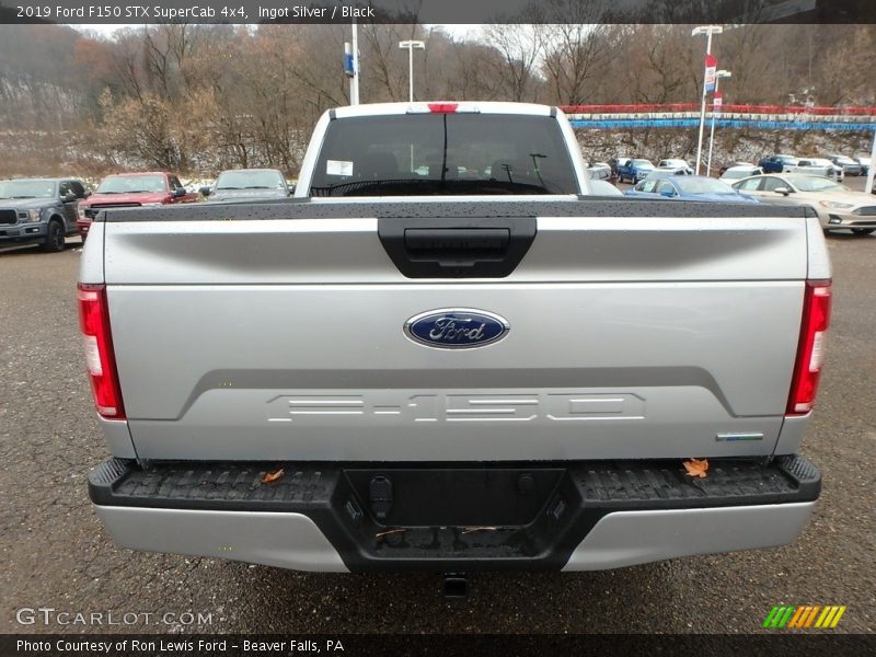 Ingot Silver / Black 2019 Ford F150 STX SuperCab 4x4