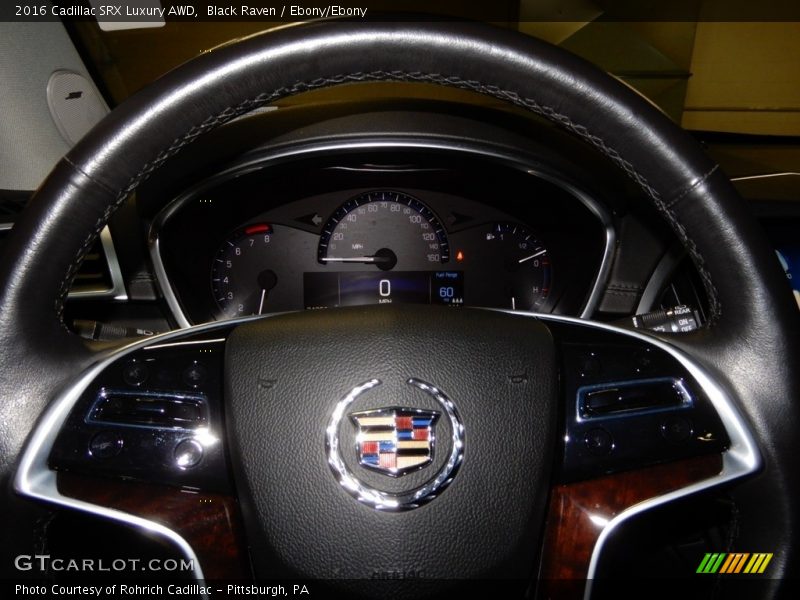 Black Raven / Ebony/Ebony 2016 Cadillac SRX Luxury AWD