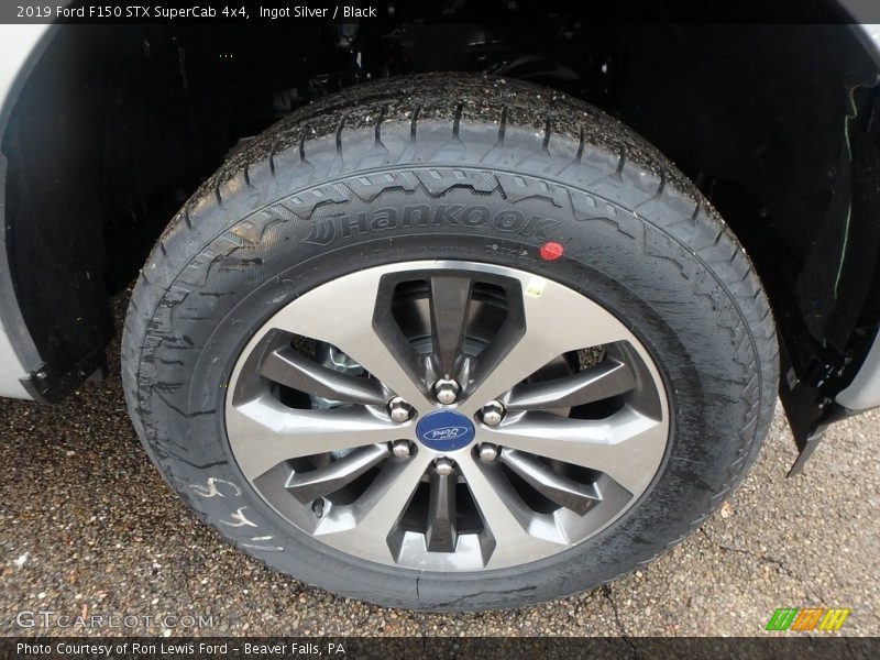 Ingot Silver / Black 2019 Ford F150 STX SuperCab 4x4