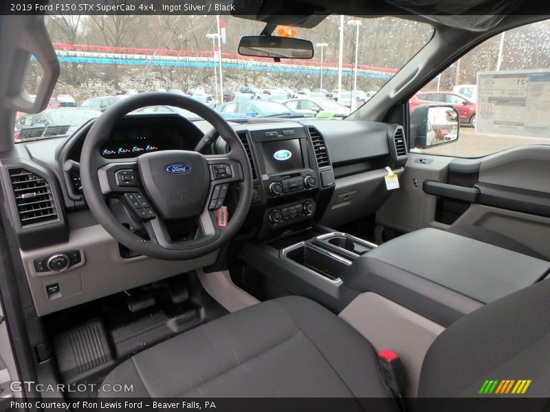  2019 F150 STX SuperCab 4x4 Black Interior