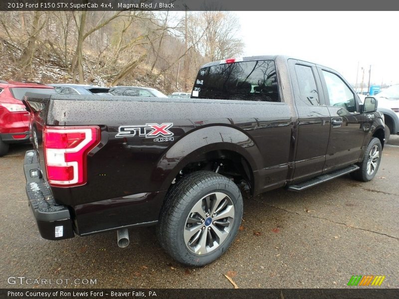  2019 F150 STX SuperCab 4x4 Magma Red