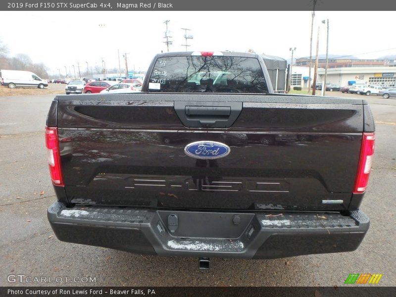 Magma Red / Black 2019 Ford F150 STX SuperCab 4x4