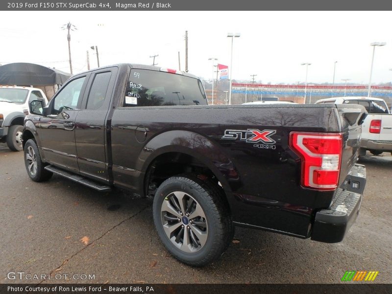 Magma Red / Black 2019 Ford F150 STX SuperCab 4x4
