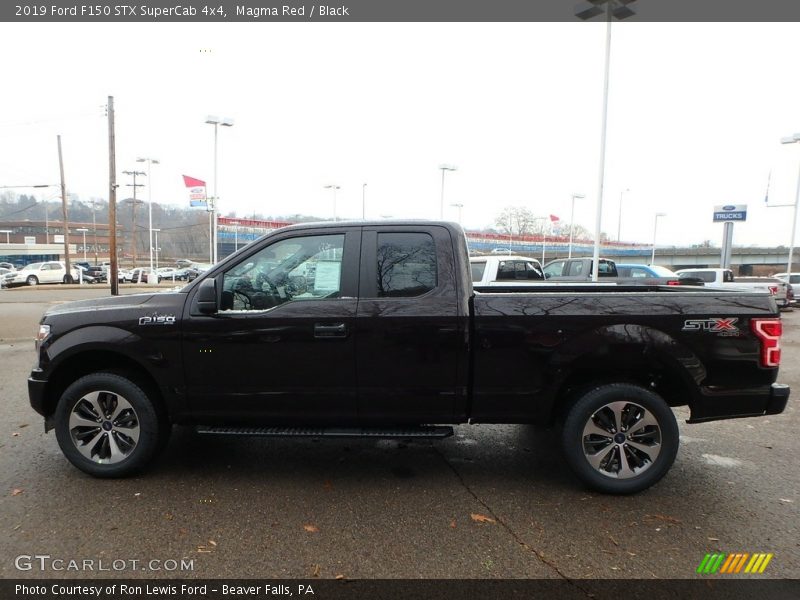 Magma Red / Black 2019 Ford F150 STX SuperCab 4x4