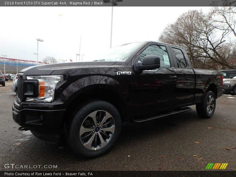 Magma Red / Black 2019 Ford F150 STX SuperCab 4x4