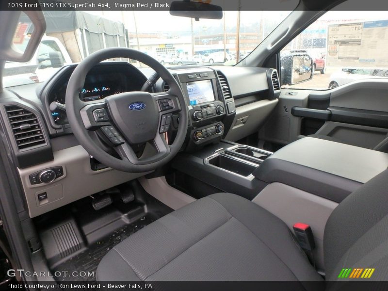  2019 F150 STX SuperCab 4x4 Black Interior