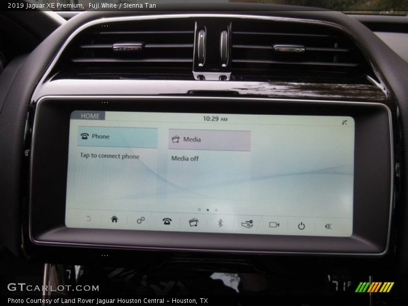 Controls of 2019 XE Premium
