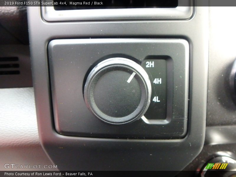 Controls of 2019 F150 STX SuperCab 4x4