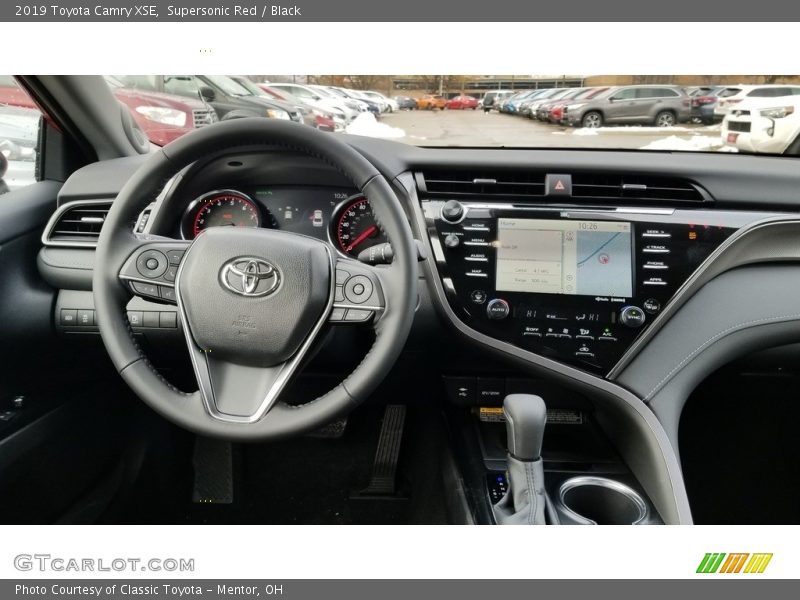 Dashboard of 2019 Camry XSE