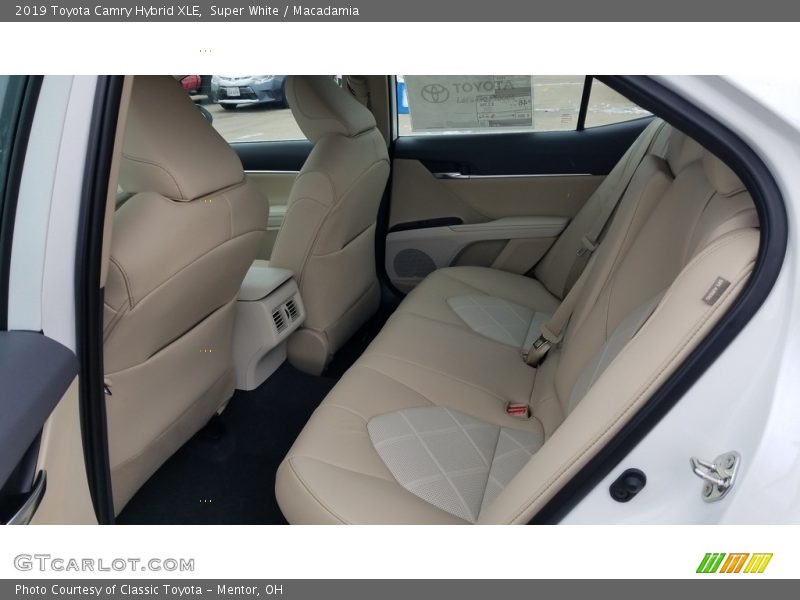 Rear Seat of 2019 Camry Hybrid XLE