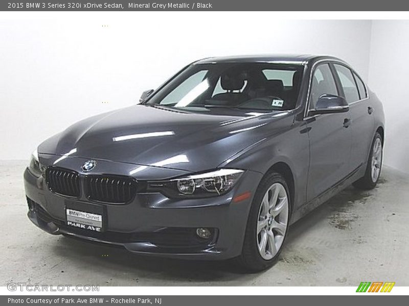 Mineral Grey Metallic / Black 2015 BMW 3 Series 320i xDrive Sedan