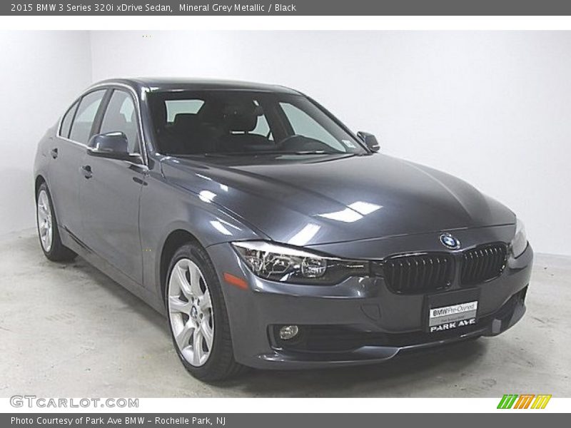 Mineral Grey Metallic / Black 2015 BMW 3 Series 320i xDrive Sedan
