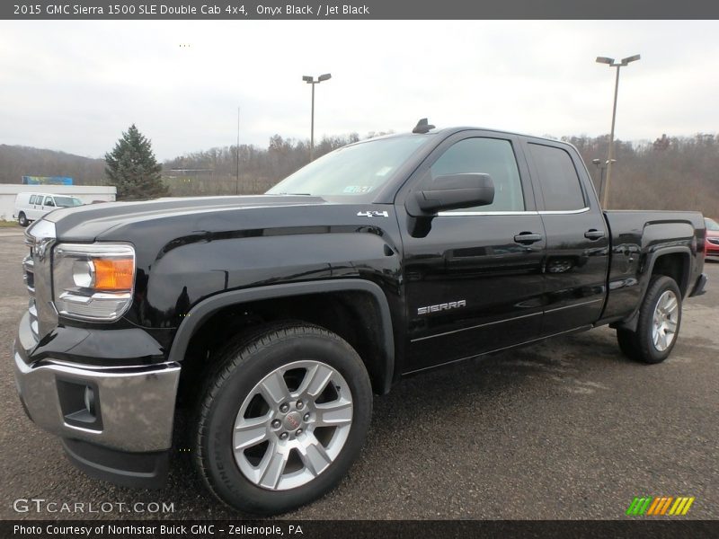 Onyx Black / Jet Black 2015 GMC Sierra 1500 SLE Double Cab 4x4