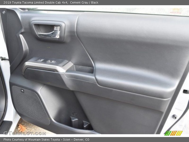 Cement Gray / Black 2019 Toyota Tacoma Limited Double Cab 4x4