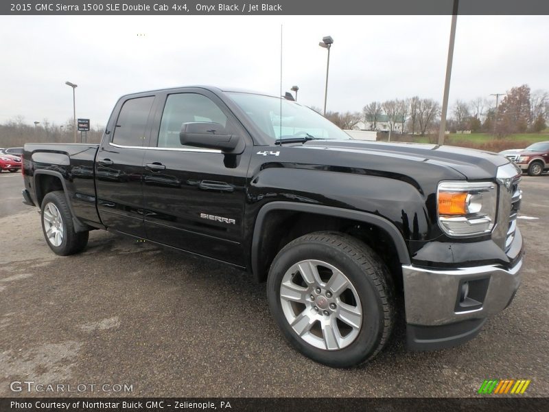 Onyx Black / Jet Black 2015 GMC Sierra 1500 SLE Double Cab 4x4