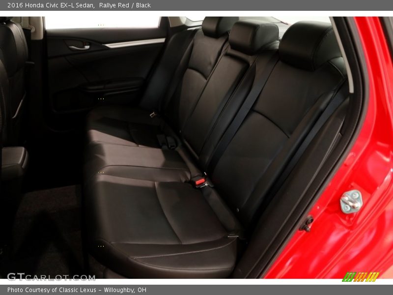Rallye Red / Black 2016 Honda Civic EX-L Sedan