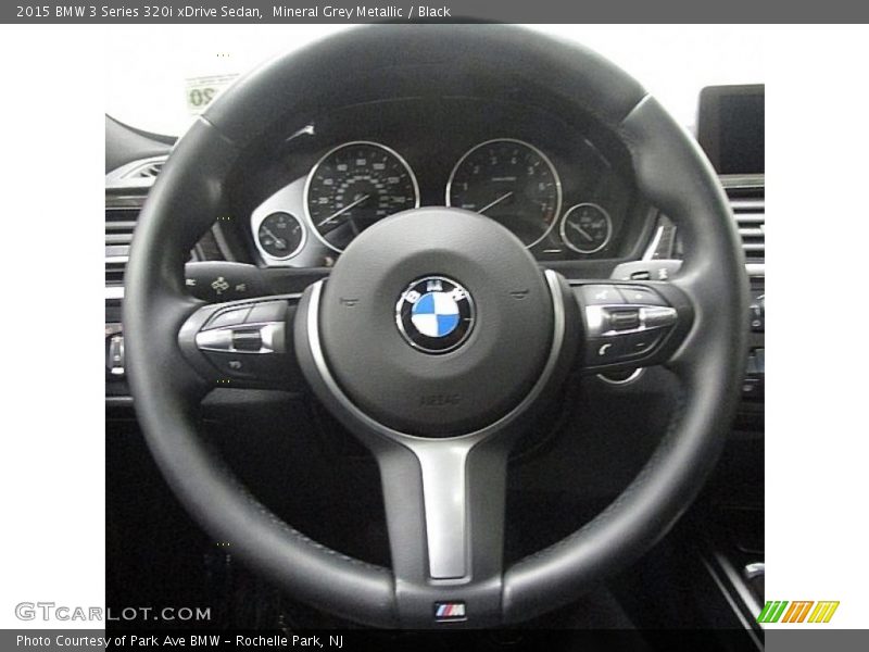 Mineral Grey Metallic / Black 2015 BMW 3 Series 320i xDrive Sedan
