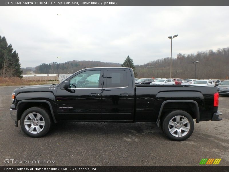 Onyx Black / Jet Black 2015 GMC Sierra 1500 SLE Double Cab 4x4