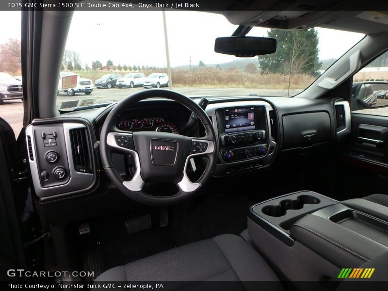 Onyx Black / Jet Black 2015 GMC Sierra 1500 SLE Double Cab 4x4