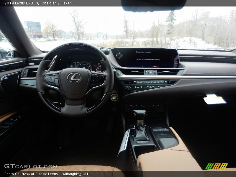 Obsidian / Flaxen 2019 Lexus ES 350