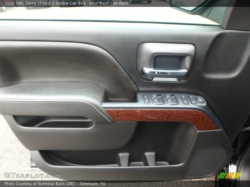 Onyx Black / Jet Black 2015 GMC Sierra 1500 SLE Double Cab 4x4
