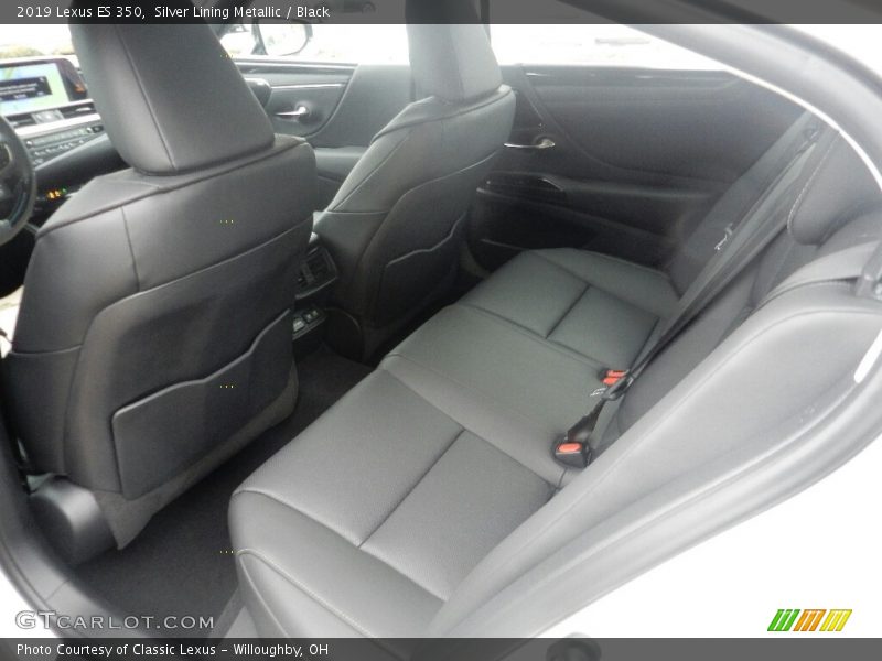 Silver Lining Metallic / Black 2019 Lexus ES 350