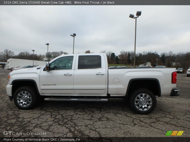 White Frost Tricoat / Jet Black 2019 GMC Sierra 2500HD Denali Crew Cab 4WD