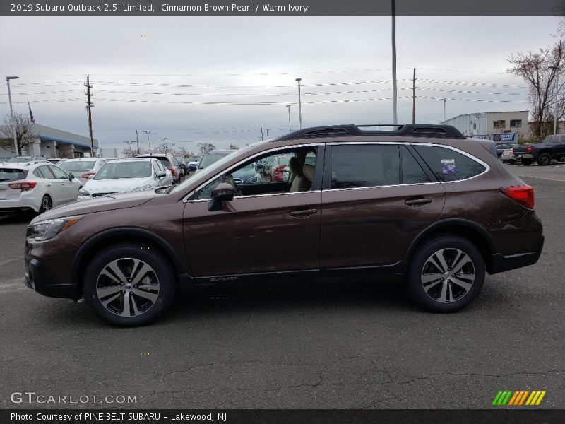 Cinnamon Brown Pearl / Warm Ivory 2019 Subaru Outback 2.5i Limited
