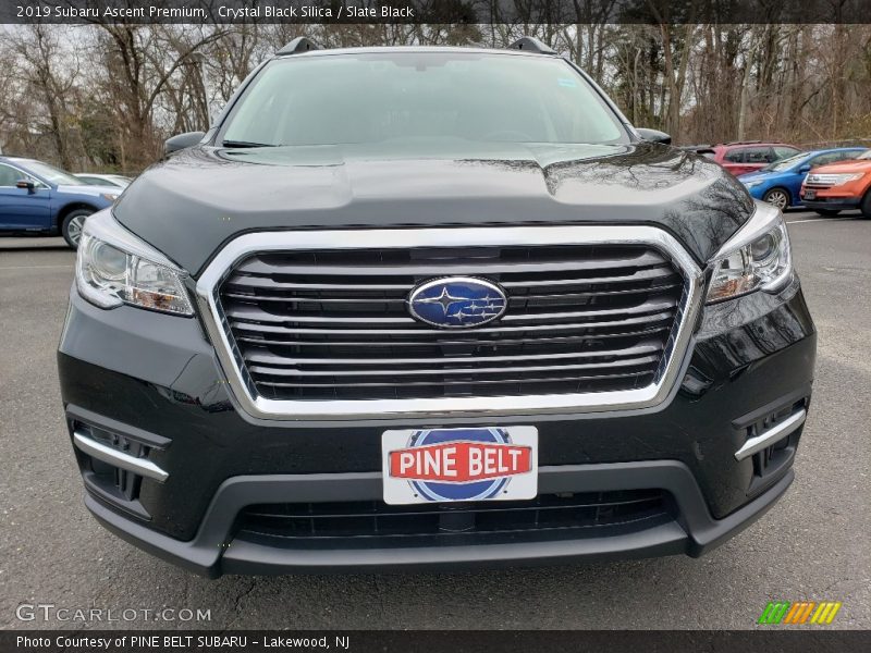 Crystal Black Silica / Slate Black 2019 Subaru Ascent Premium
