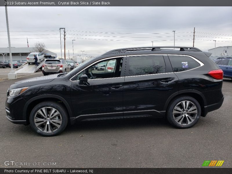 Crystal Black Silica / Slate Black 2019 Subaru Ascent Premium