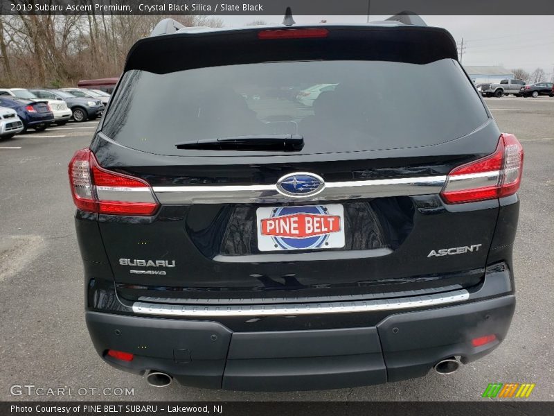 Crystal Black Silica / Slate Black 2019 Subaru Ascent Premium