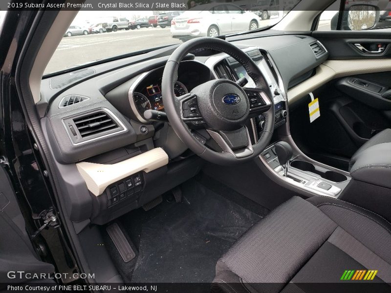  2019 Ascent Premium Slate Black Interior