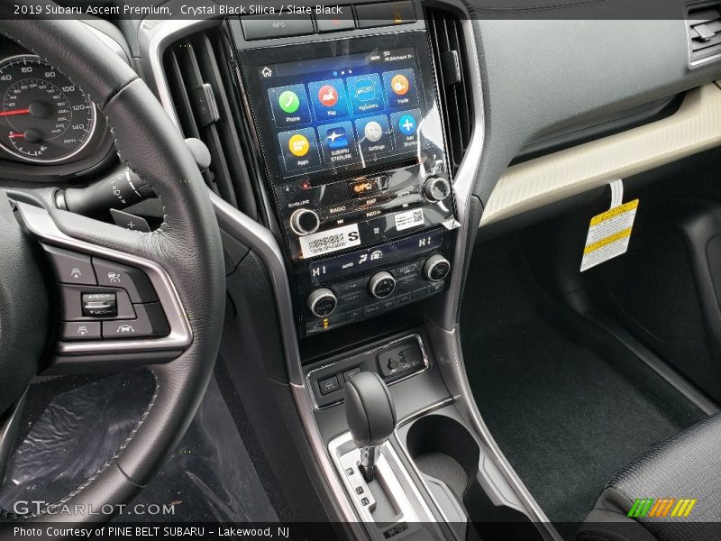 Crystal Black Silica / Slate Black 2019 Subaru Ascent Premium