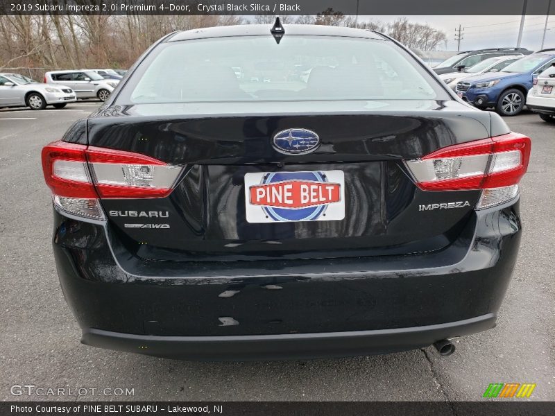 Crystal Black Silica / Black 2019 Subaru Impreza 2.0i Premium 4-Door